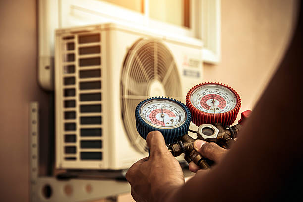 Professional Hvac technician working in Mill Spring, NC